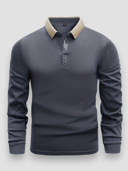 Morae-Amsterdam® | Luxe Polo Met Lange Mouwen (1+1 GRATIS)