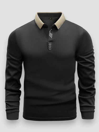 Morae-Amsterdam® | Luxe Polo Met Lange Mouwen (1+1 GRATIS)