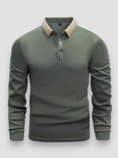 Morae-Amsterdam® | Luxe Polo Met Lange Mouwen (1+1 GRATIS)