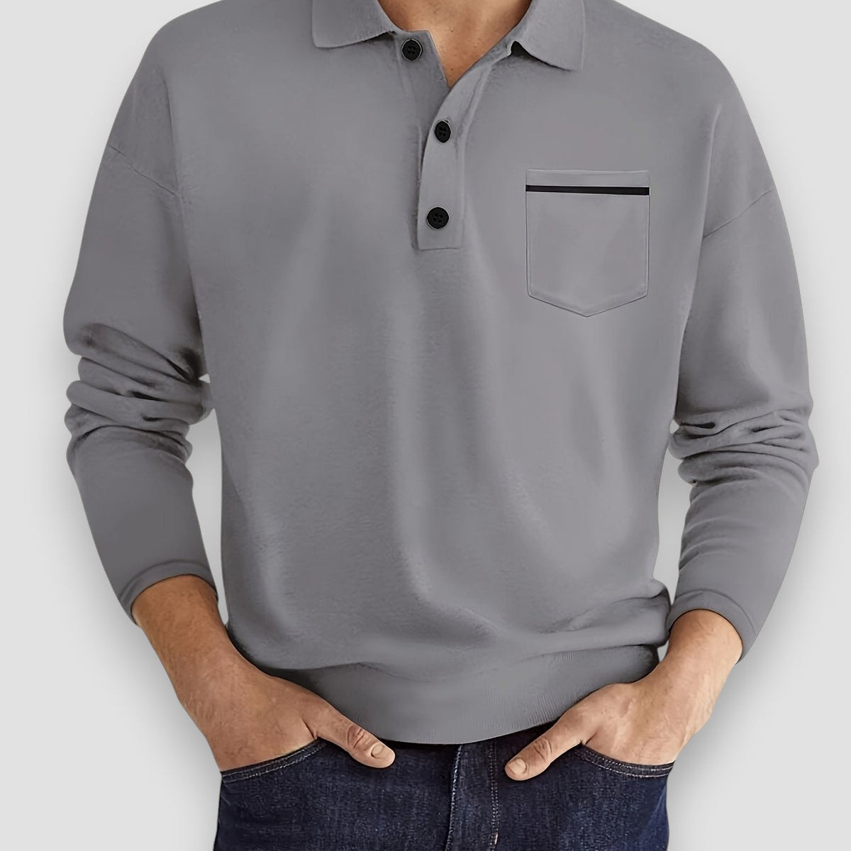 Morae-Amsterdam® | Casual Poloshirt Met Borstzak (1+1 GRATIS)