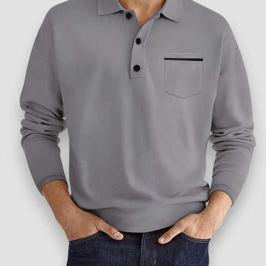 Morae-Amsterdam® | Casual Poloshirt Met Borstzak (1+1 GRATIS)